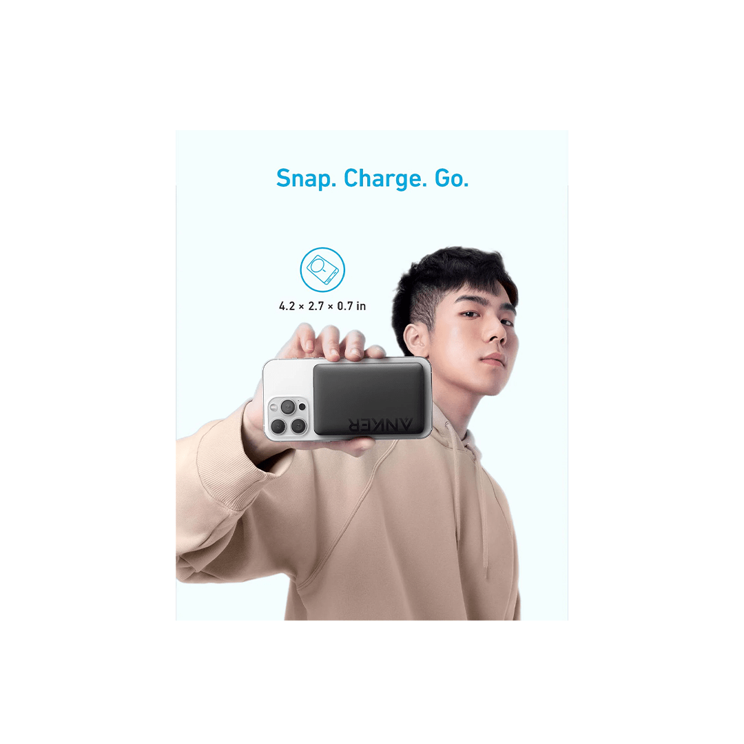 Anker 334 MagGo 10000mAh PowerCore Battery - Black in Qatar Anker 334 MagGo 10000mAh PowerCore Battery - Black in Qatar